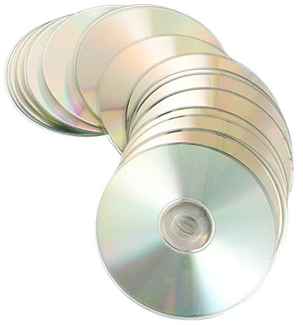 MERRYHAPY 30pezzi Dischi Riflettenti Cd in Plastica Durevole Dissuasori Piccioni Fai Da Te Per Giardino Dischi Abbandonati Riflettenti Per Uso Esterno Con Doppia Superficie Riflettente