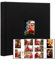 Album photo de grande capacité 10 x 15 cm, peut contenir 600 photos horizontales et verticales, 600 pochettes avec espace d'écriture, couverture en lin, pages sans acide pour mariage familial (noir)