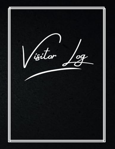 Company Visitor Log Book: Corporate Sign In/Out Register Including Pass Number Column For 100 Visitors [With Name, Phone Number/Email, Company ... Cover Book Makes Tracking Office Guests Easy