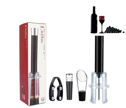 Kit d'ouverture de vin, ouvre-bouteille avec bouchon à vide