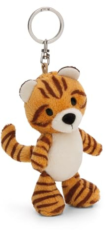 NICI Schlüsselanhänger Tiger 10cm - braun - Treuer-Begleiter für Rucksack oder Tasche, Schlüsselhalter für klein und Groß | 61851