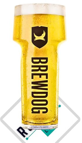 Brewdog Punk IPA Bicchiere da pinta X1 590 ml Roxley Man Cave Lager Beer Lager Roxley