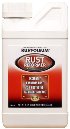 Rust-Oleum 248659 Rust Reformer Brush On, 8 oz, Black