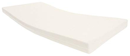 Matelas en mousse coulée à froid de Dibapur (roulé), épaisseur : 11 cm (la couleur de la housse et de la garniture peut varier) Revêtement (lisse) : environ 11,2 cm., polyuréthane, blanc, 80 x 200 cm