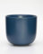 Lambda Coffee® Cappuccino Tassen Set 2 x 380ml in deep blue matt aus Keramik I Kaffeetassen dunkel blau ohne Henkel I Spülmaschinen geeignet | auch als Espressotassen