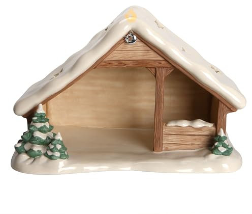 Goebel Weihnachtskrippe Krippenstall mit Schnee - Krippe