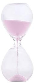 Clessidra colore rosa misura 8 cm durata 3 minuti decorazione casa oggettistica timer tempo regalo idea bomboniera