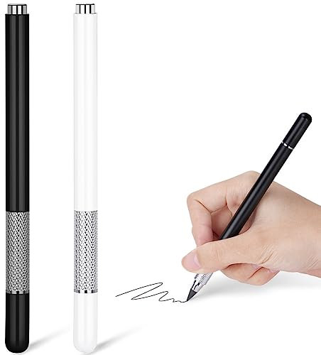 AUAUY 2 Stück Metall Tintenlose Bleistifte Ewig, Ohne Anspitze, Wechselkopf Wiederverwendbarer Infinity Pencil, Ewiger Bleistift für Schreiben und Zeichnen, Studenten, Heim, Büro, Schule