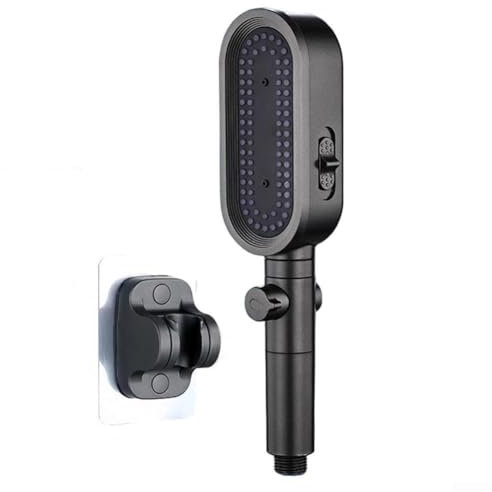 Advokingtap High Pressure Handheld Showerhead Square Shower Head with a Built-in PP Cotton Filter 3 Spray Modes and Easy Installation