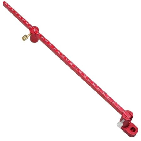 Compás De Trazar For Carpintería De 320 Mm/550 Mm, Calibre De Aluminio For Marcar Líneas Circulares Con Punta Fija, Regla Circular Ajustable(550mm)