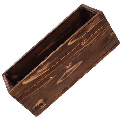 VICASKY Fioriera in Legno Rettangolare Per Piante Da Scatola in Legno Per Contenitore Da Per Erbe Aromatiche Balcone