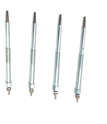 Heater Glow Plug Compatible With Nissan For Navara D40 2006 2007 2008 2009 2010 2011 11065-AD200 4pcs Vehicl Auxiliary Heater Glow Plug