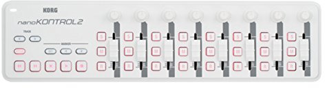 Korg - nanoKONTROL2 - Slimline USB MIDI Controller - White