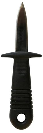 COOK CONCEPT Saveur & Dégustation KU6101 Couteau à huitres, INOX, Noir, 14,5 x 4,6 x 1,1 cm