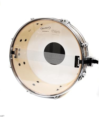RockSolid Resonant Clear Snare Drum Head 14 inch - Snare Side Drum Skin - Drumming Accessories