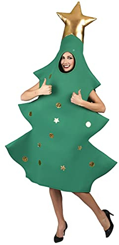 DEGUISE TOI Disfraz árbol de Navidad 3D adulto