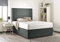 Bed Centre Manhattan Grey Linen Memory Foam Divan Set With Mattress, 2 Drawers (Same Side) and Headboard (Single (90cm X 190cm))