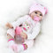 ZIYIUI 55cm Lebensecht Reborn Babys Doll Puppen Silikon Mädchen Reborn Babypuppen Junge Realistische Puppe Kinder Spielzeug (1)