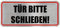 BIKE-label Türschild 3D Aufkleber 93 x 40 mm Alu Optik Tür bitte schließen 900027VA