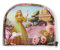 ergobag LED Zippie Schulranzen Zubehör Fronttasche Motiv Welten Grundschule Prinzessin - Pink