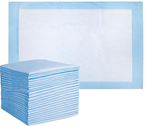 100 x Disposable Incontinence Bed Pads 40 x 60 cm| Underpads, Bed Mats, Mattress Protectors, Incontinence Pads | Adults & Elderly, Sofa & Chair for Children | 4 Packs of 25