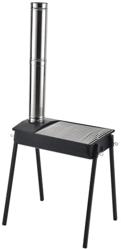ZHCHAO Chimney Stove Family Outdoor Gathering Chimney Barbecue Stove Outdoor Oven