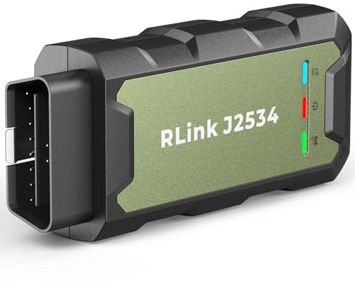 TOPDON RLink J2534 Pass-Thru Programmierer, OEM-Reprogrammier& Diagnosewerkzeug, J2534 VCI, unterstützt J2534/D-PDU/CAN-FD/DoIP, kompatibel mit über 13 Marken