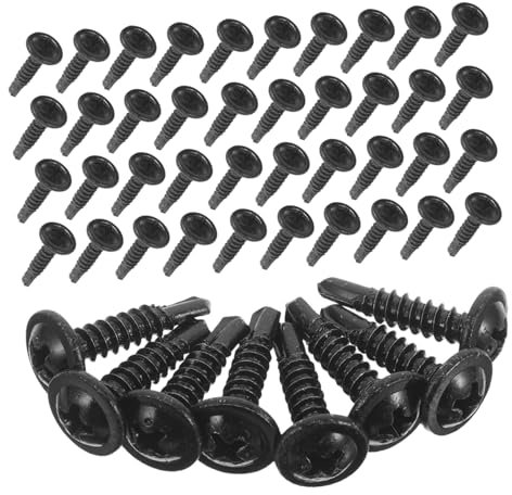 GETAJGHSD 460 Piezas Tornillos Autorroscantes Plana Tornillos de Montaje Temple Instalación Rápida para Muebles y Gabinetes Resistencia las Inclemencias