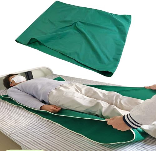 Tissu coulissant pour personnes maladroites et personnes âgées - 75 x 150 cm - Planche coulissante réutilisable pour transférer le lit, le transfert de patients, les bâches coulissantes pour tourner