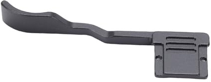Topiky Tumgrepp för A7CII A7CR-kamera, Aluminiumlegering Tummen Upp-stöd Handgrepp med Hot Shoe-skydd, Kameratillbehör (Svart)