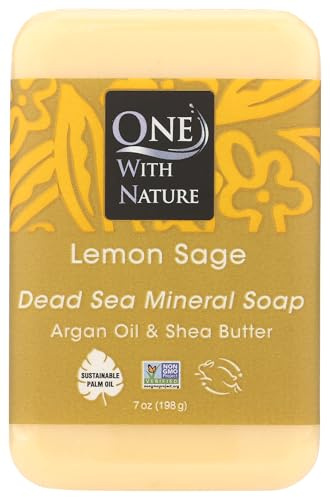 ONE WITH NATURE Lemon Sage Bar Soap, 7 OZ