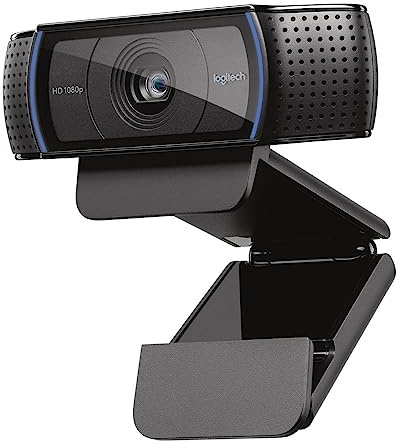 Logitech G HD Pro C920 cámara web 1920 x 1080 Pixeles USB 2.0 Negro - Webcam (1920 x 1080 Pixeles, 1080p,720p, H.264, 15 MP, USB 2.0, Negro)