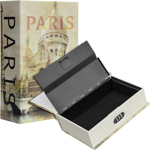 BARSKA CB12362 Paris Book Lock Box with Combination Lock