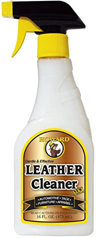 Howard Leather Cleaner Safely Clean and Gently Remove Dirt and Stains from Leather Furniture, Automotive Interiors, Sofas, Car Seats, Jackets, Shoes, Bags, Tack, & More 473ml