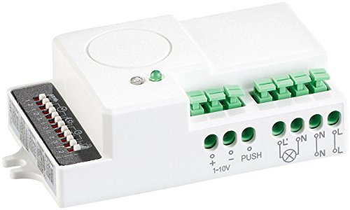 revolt Bewegungsmelder Radar: Bewegungsmelder mit Mikrowellenradar & Dimmer (Bewegungsmelder mit Dimmfunktion, Dämmerungs Bewegungs Sensor, Durchgangsmelder)