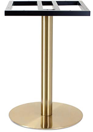 Ferrures de mobilier Robustes et minimalistes européennes, châssis Rond à Couvercle carré, Pieds de Table/Pieds de Table Basse/Pieds de Meuble antidérapants