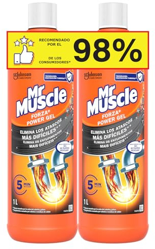 Mr Muscle - Forza Gel Power Drain Cleaner Gel detergente per tubi