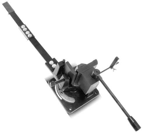 STAHLWERK UB-100 ST Universal Biegemaschine, Biegewinkel bis 120° Grad zum präzisen Kalt- und Warmbiegen von Flachstahl, Vierkantstahl, Rundstahl oder Winkelstahl