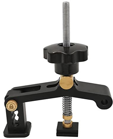 Holzbearbeitung Nuten Klemmen 5 Stufen einstellbar,CEIEVER T Schienenklemm Aluminiumlegierung T Nut Schienen Schnellspanner Niederhalter T-Nut Schiene für Die Holzbearbeitung von Schienen(5)