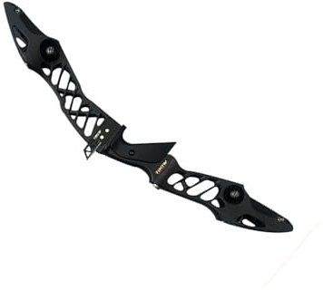ACCMOS 25 pollici Arco Ricurvo Riser Universale Interfaccia ILF H6 Arco Ricurvo Riser Takedown Caccia Tiro con L'arco Accessori per Archi (Black)