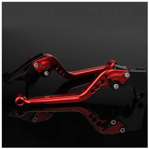 HATSVTGR Per Aprilia SX125 SX 125 2021 2022 2023 2024 Accessori Per Moto Leva Freno Frizione Regolabile Corta E Lunga(177mm Rosso)