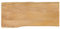 vidaXL Solid Mango Wood Dining Table Top - ic Brown, Live Edge - 100x40 cm versatile for Home & Commercial Use