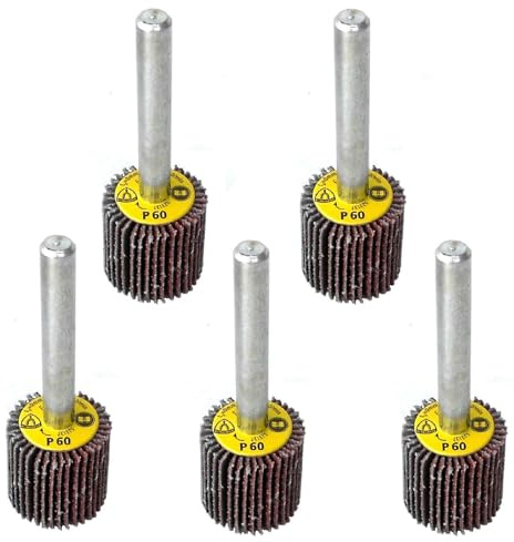 5 Klingspor Schleifmop Fächerschleifer Schleifstif KM613 Maße Körnung wählbar 20 x 10 P120