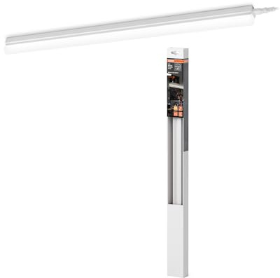 Osram BATTEN SENSOR LED-Lichtleiste 60cm, 8W, 900lm, T5-Form mit warmweißes Licht (3000K), PIR Sensor ermöglicht ein berührungsloses Ein-/Ausschalten, Schutzklasse IP20, energiesparend
