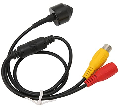 POENVFPO Mini Analog Kamera, 700TVL Liten övervakningskamera med PVC-hus för Ansiktsigenkänning, Kiosk och Inomhusbruk