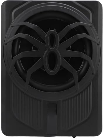 VELATEMOR 10-tums subwoofer med fin design, med kraftfull prestanda, maximal effekt på 800 W, trådbunden fjärrkontroll för bil och lastbil (blå)