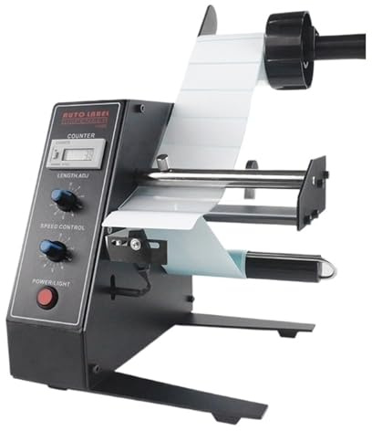 JCKJWL Dispositivo dispensador automático de Etiquetas, máquina separadora de Etiquetas AL-1150D, función de conteo,140 mm Compatibilidad versátil