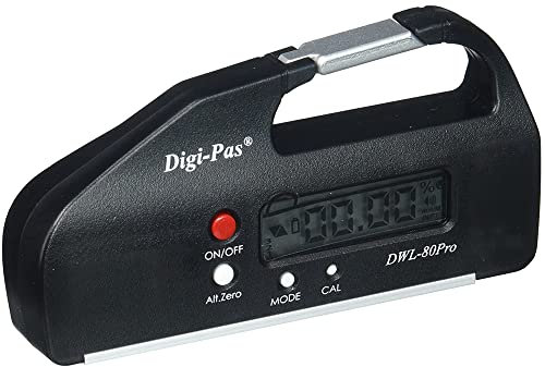 Digi-Pas DWL 80Pro-Livella Elettronica digitale Inclinometro, (10,7cm, Risoluzione 0,05°)