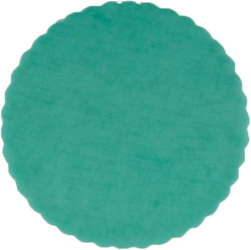 Nonsoloconfetti 100 Pz. Velo VELI di Fata Tulle Organza Tondo VELETTI BOMBONIERE Fai da Te Confetti (Tiffany)