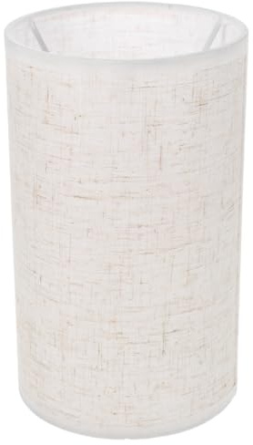 NUOBESTY Abat-Jour E27 En Lin Beige, Abat-Jour Pour Lampe De Chevet, Suspension Et Lampadaire, Accessoire De Luminaire IntéRieur, 20x12x12cm